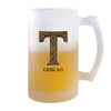 Verre à Bière Tristan Lettre Viking | Chope de Bière Pinte | Idée Cadeau Prénom Motard Jeux de Rôle Vidéo Anniversaire Papa Collègue Départ Retraite Noël