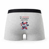 Caleçon en Mode Competition - Humour Boxer Gris Idée Cadeau
