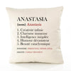 Housse de Coussin Premium Anastasia Définition - Coton Canvas Fairtrade Beige Idée Cadeau Décoration Canapé