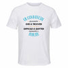 Maillot de Sport Homme pour Un Commercial Formidable Blanc - T-Shirt Respirant Polyester Manches Courtes - Cadeau Sportif Anniversaire Noël Fête des Pères
