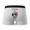 Caleçon J_Peux Pas Aikido - Humour Boxer Gris Idée Cadeau Passion