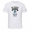 Maillot de Sport Homme Velo Quinquagenaire - T-Shirt Respirant Polyester Manches Courtes - Cadeau Sportif Anniversaire Noël Fête des Pères