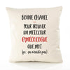 Housse de Coussin Premium Gynécologue ça n'existe Pas Homme - Coton Canvas Fairtrade Beige Idée Cadeau Décoration Canapé 40x40