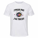 Maillot de Sport Homme Tricot J'peux Pas - T-Shirt Respirant Polyester Manches Courtes - Cadeau Sportif Anniversaire Noël Fête des Pères