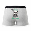 Caleçon Antony Pas Touche Panda - Humour Boxer Gris Idée Cadeau