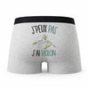 Caleçon Violon Femme - Humour Boxer Gris Idée Cadeau Passion