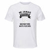 Maillot de Sport Homme Mots Fleches Sexagenaire - T-Shirt Respirant Polyester Manches Courtes - Cadeau Sportif Anniversaire Noël Fête des Pères