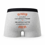 Caleçon Un Parrain Aussi Génial - Humour Boxer Gris Idée Cadeau