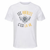 Maillot de Sport Homme Abeilles C'est La Vie - T-Shirt Respirant Polyester Manches Courtes - Cadeau Sportif Anniversaire Noël Fête des Pères