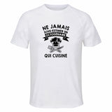 Maillot de Sport Homme Cuisine Octogenaire - T-Shirt Respirant Polyester Manches Courtes - Cadeau Sportif Anniversaire Noël Fête des Pères