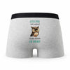 Caleçon Cette Prof Caractère de Cochon - Humour Boxer Gris Idée Cadeau
