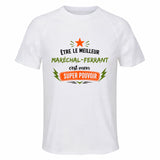 Maillot de Sport Homme Meilleur Marechal-ferrant Super Pouvoir Cadeau Anniversaire Noël Fête des Pères T-Shirt Respirant Polyester