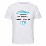 Maillot de Sport Homme pour Un Chaudronnier Formidable Blanc - T-Shirt Respirant Polyester Manches Courtes - Cadeau Sportif Anniversaire Noël Fête des Pères