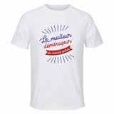 Maillot de Sport Homme Demenageur Meilleur Monde - T-Shirt Respirant Polyester Manches Courtes - Cadeau Sportif Anniversaire Noël Fête des Pères