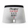 Caleçon Chauffeur Parfait de la Tête aux Pieds - Humour Boxer Gris Cadeau