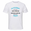 Maillot de Sport Homme pour Un Poissonnier Formidable Blanc - T-Shirt Respirant Polyester Manches Courtes - Cadeau Sportif Anniversaire Noël Fête des Pères