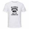 Maillot de Sport Homme Camping Car Copie 4 Octogenaire - T-Shirt Respirant Polyester Manches Courtes - Cadeau Sportif Anniversaire Noël Fête des Pères