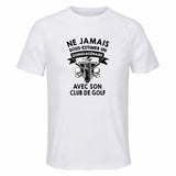 Maillot de Sport Homme Golf Homme 60 Copie 3 Quinquagenaire - T-Shirt Respirant Polyester Manches Courtes - Cadeau Sportif Anniversaire Noël Fête des Pères