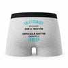 Caleçon Un Cuisinier Formidable - Humour Boxer Gris Idée Cadeau