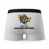 Caleçon Super Assistant Maternel - Humour Boxer Gris Idée Cadeau