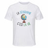 Maillot de Sport Homme Geographie C'est La Vie - T-Shirt Respirant Polyester Manches Courtes - Cadeau Sportif Anniversaire Noël Fête des Pères
