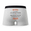 Caleçon Un Lukas Aussi Génial - Humour Boxer Gris Idée Cadeau