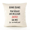 Housse de Coussin Premium Judoka ça n'existe Pas - Coton Canvas Fairtrade Beige Idée Cadeau Décoration Canapé 40x40