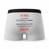 Caleçon Un Soan Aussi Génial - Humour Boxer Gris Idée Cadeau