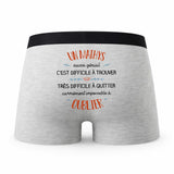 Caleçon Un Mathys Aussi Génial - Humour Boxer Gris Idée Cadeau