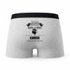 Caleçon Parrain Corse - Humour Boxer Gris Idée Cadeau Fête des Pères