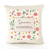 Housse de Coussin Femme Douanière exceptionnelle Motif Floral déco Salon canapé Chambre Cadeau Femme Anniversaire noël Coussin décoratif Motif Floral