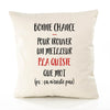 Housse de Coussin Premium PLa quiste ça n'existe Pas Homme - Coton Canvas Fairtrade Beige Idée Cadeau Décoration Canapé