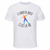 Maillot de Sport Homme Lancer du Javelot C'est La Vie - T-Shirt Respirant Polyester Manches Courtes - Cadeau Sportif Anniversaire Noël Fête des Pères