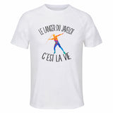 Maillot de Sport Homme Lancer du Javelot C'est La Vie - T-Shirt Respirant Polyester Manches Courtes - Cadeau Sportif Anniversaire Noël Fête des Pères