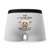 Caleçon Mae Agneau - Humour Boxer Gris Idée Cadeau