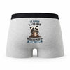 Caleçon Le Marin Panda Grain - Humour Boxer Gris Idée Cadeau