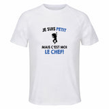Maillot de Sport Homme Petit Chef - T-Shirt Respirant Polyester Manches Courtes - Cadeau Sportif Anniversaire Noël Fête des Pères