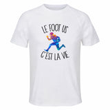 Maillot de Sport Homme Football Americain C'est La Vie - T-Shirt Respirant Polyester Manches Courtes - Cadeau Sportif Anniversaire Noël Fête des Pères