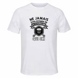 Maillot de Sport Homme Ski Octogenaire - T-Shirt Respirant Polyester Manches Courtes - Cadeau Sportif Anniversaire Noël Fête des Pères