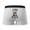 Caleçon Le Danseur Panda Grain - Humour Boxer Gris Idée Cadeau
