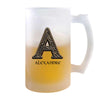 Verre à Bière Alexandre Lettre Viking | Chope de Bière Pinte | Idée Cadeau Prénom Motard Jeux de Rôle Vidéo Anniversaire Papa Collègue Départ Retraite Noël