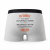 Caleçon Un Yannick Aussi Génial - Humour Boxer Gris Idée Cadeau