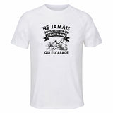 Maillot de Sport Homme Escalade Trentenaire - T-Shirt Respirant Polyester Manches Courtes - Cadeau Sportif Anniversaire Noël Fête des Pères