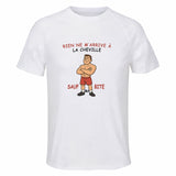 Maillot de Sport Homme sauf Ma Bite - T-Shirt Respirant Polyester Manches Courtes - Cadeau Sportif Anniversaire Noël Fête des Pères