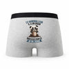 Caleçon Le Handballeur Panda Grain - Humour Boxer Gris Idée Cadeau