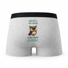 Caleçon Gabrielle la Plus Chouette - Humour Boxer Gris Idée Cadeau