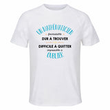 Maillot de Sport Homme pour Un Mathematicien Formidable Blanc - T-Shirt Respirant Polyester Manches Courtes - Cadeau Sportif Anniversaire Noël Fête des Pères