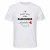 Maillot de Sport Homme Randonneur Damour - T-Shirt Respirant Polyester Manches Courtes - Cadeau Sportif Anniversaire Noël Fête des Pères