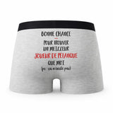 Caleçon Joueur De Petanque ça n'existe Pas Homme - Humour Boxer Gris Idée Cadeau