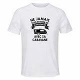 Maillot de Sport Homme Caravane Sexagenaire - T-Shirt Respirant Polyester Manches Courtes - Cadeau Sportif Anniversaire Noël Fête des Pères